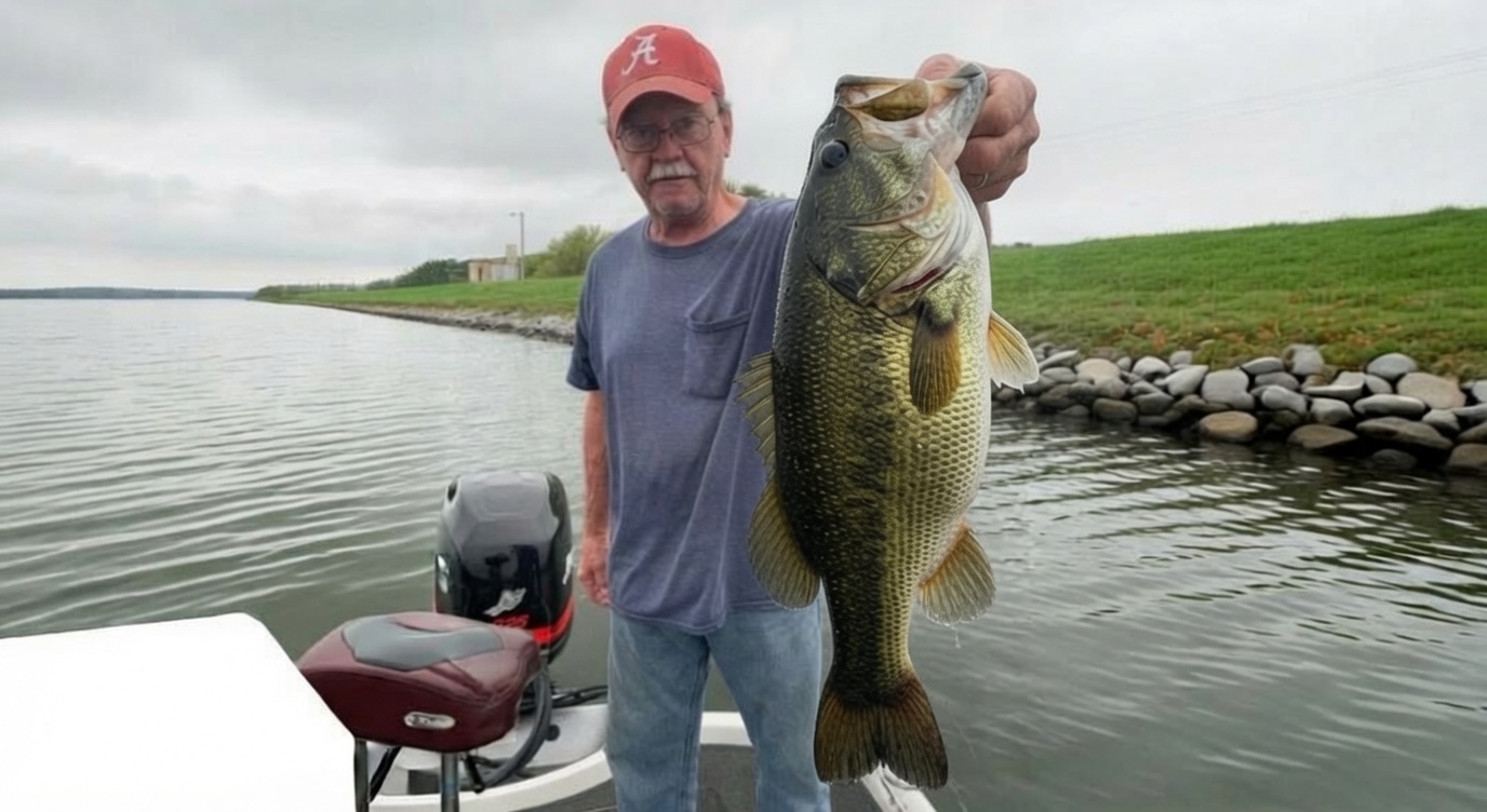 Bass on Lake Guntersville